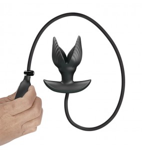 Pretty Love - Manson Inflate Anal Vibration Massager (Chargeable - Black)